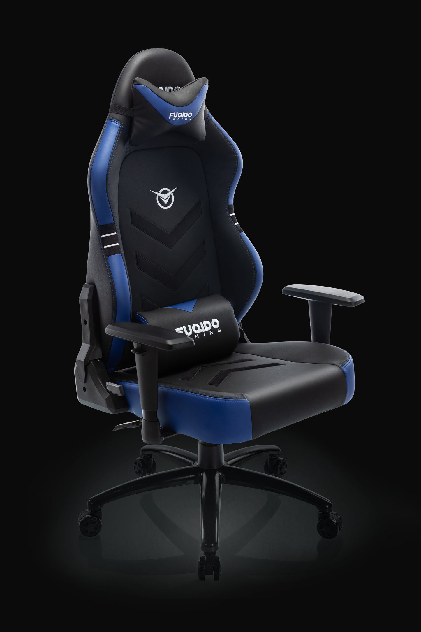 FUQIDO big and tall gaming chair 1325 series black and blue#color_blue