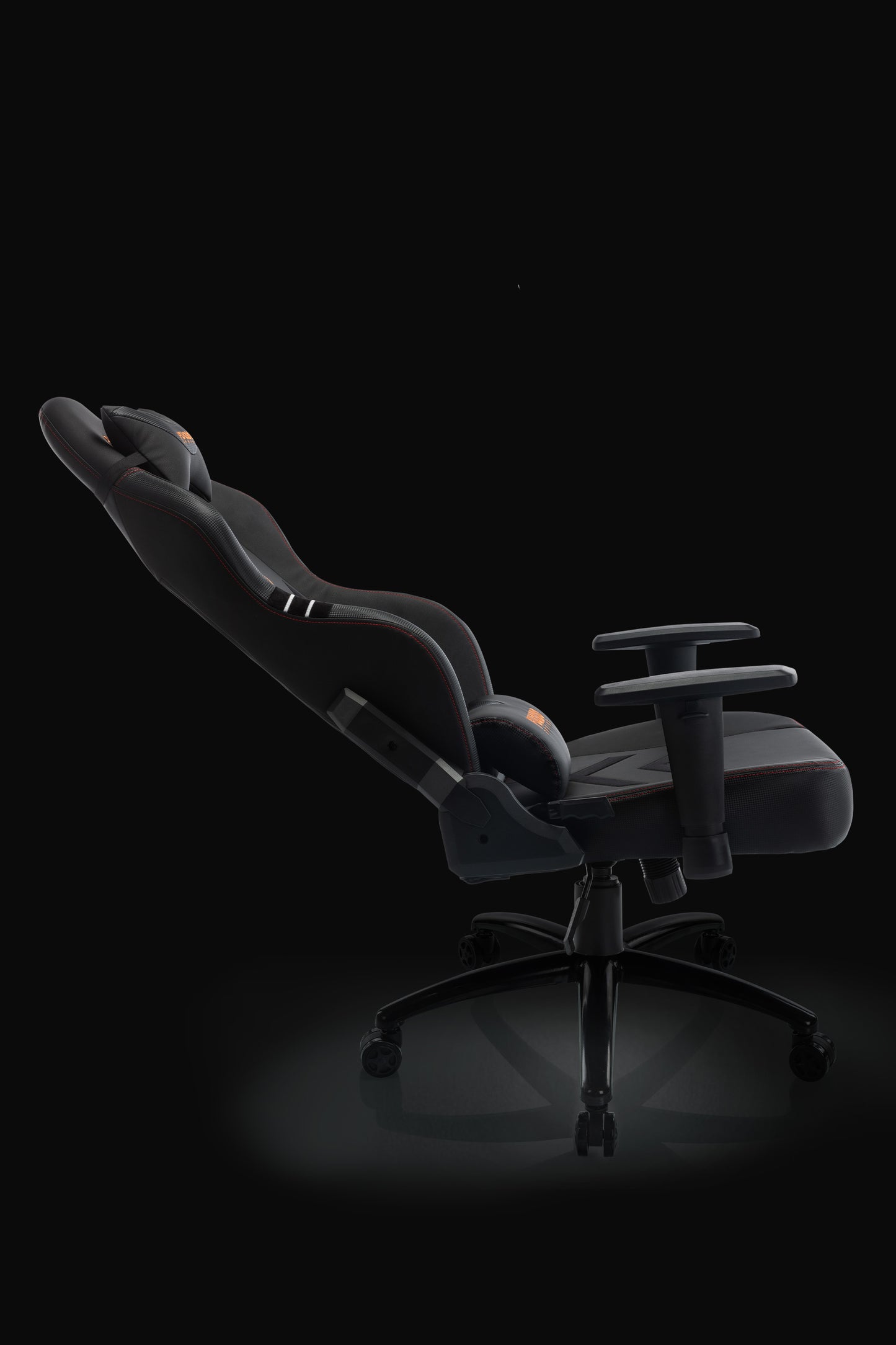 FUQIDO reclining gaming chair 1325 series black#color_black