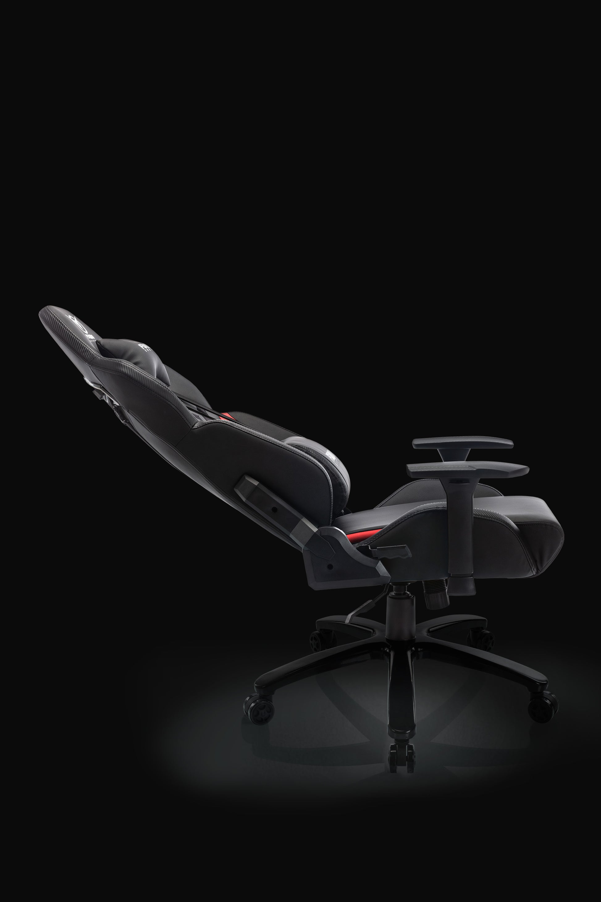 FUQIDO Black and Red reclining gaming chair 6627 series#color_red