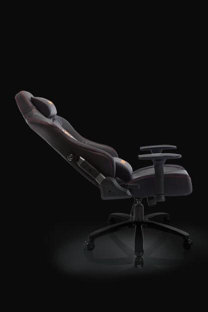 FUQIDO Reclining Gaming Chair with Built-in Lumbar Support 5110 Series Black#color_black